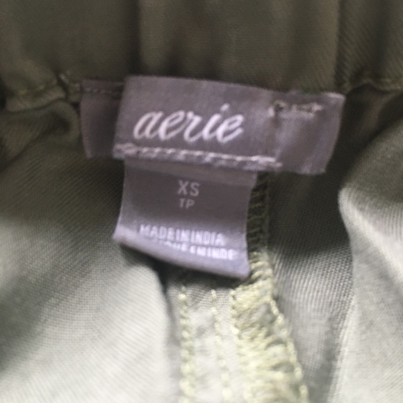 Aerie army green camp shorts: - Picture 5 of 5